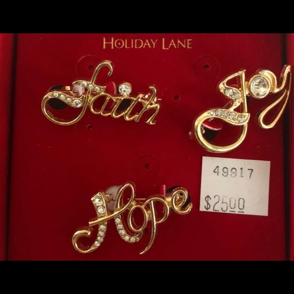 Holiday Brooches